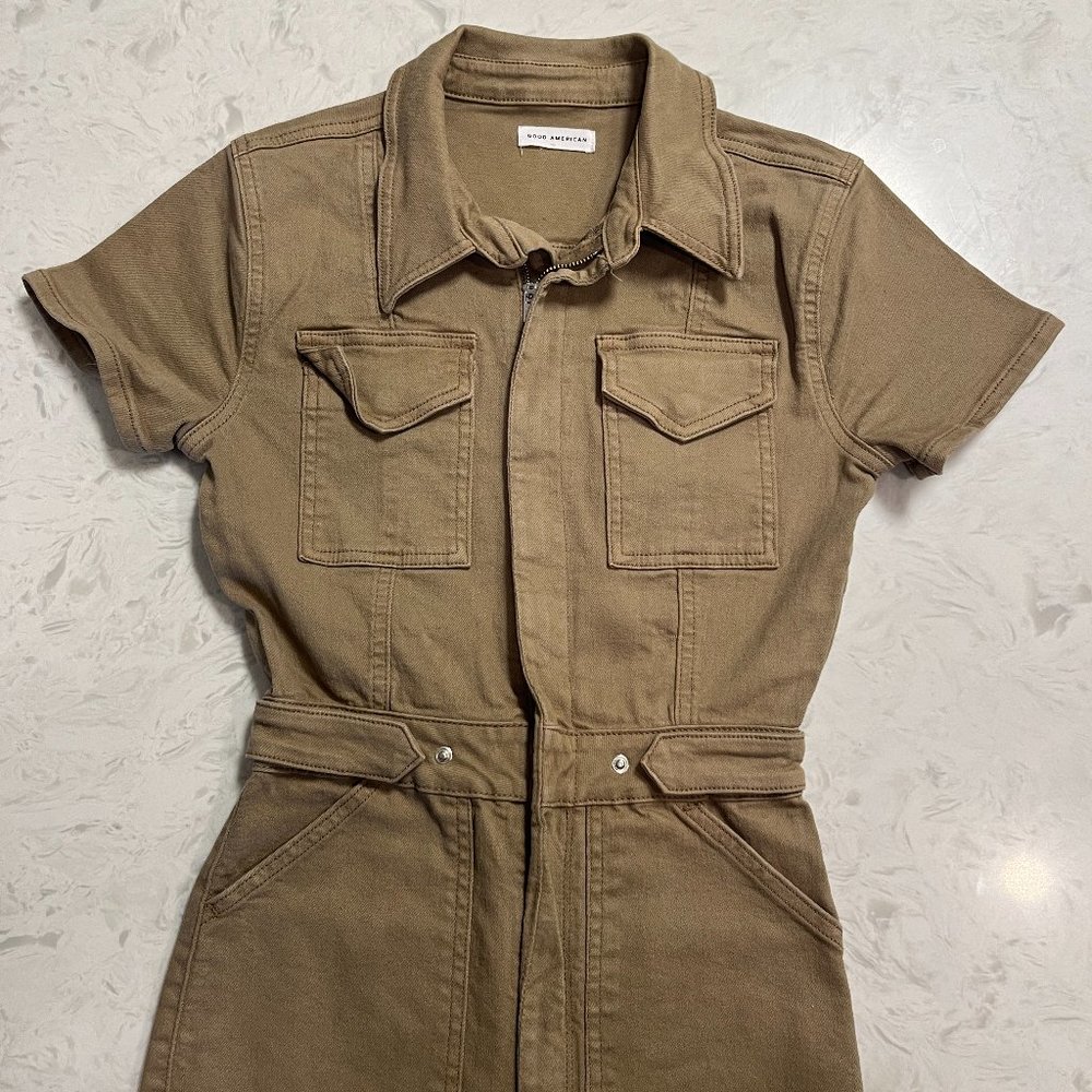 Good American Fit for Success Jumpsuit in Army Green